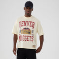 Denver Nuggets NBA Hardwood Classic Cream T-Shirt-klyvox