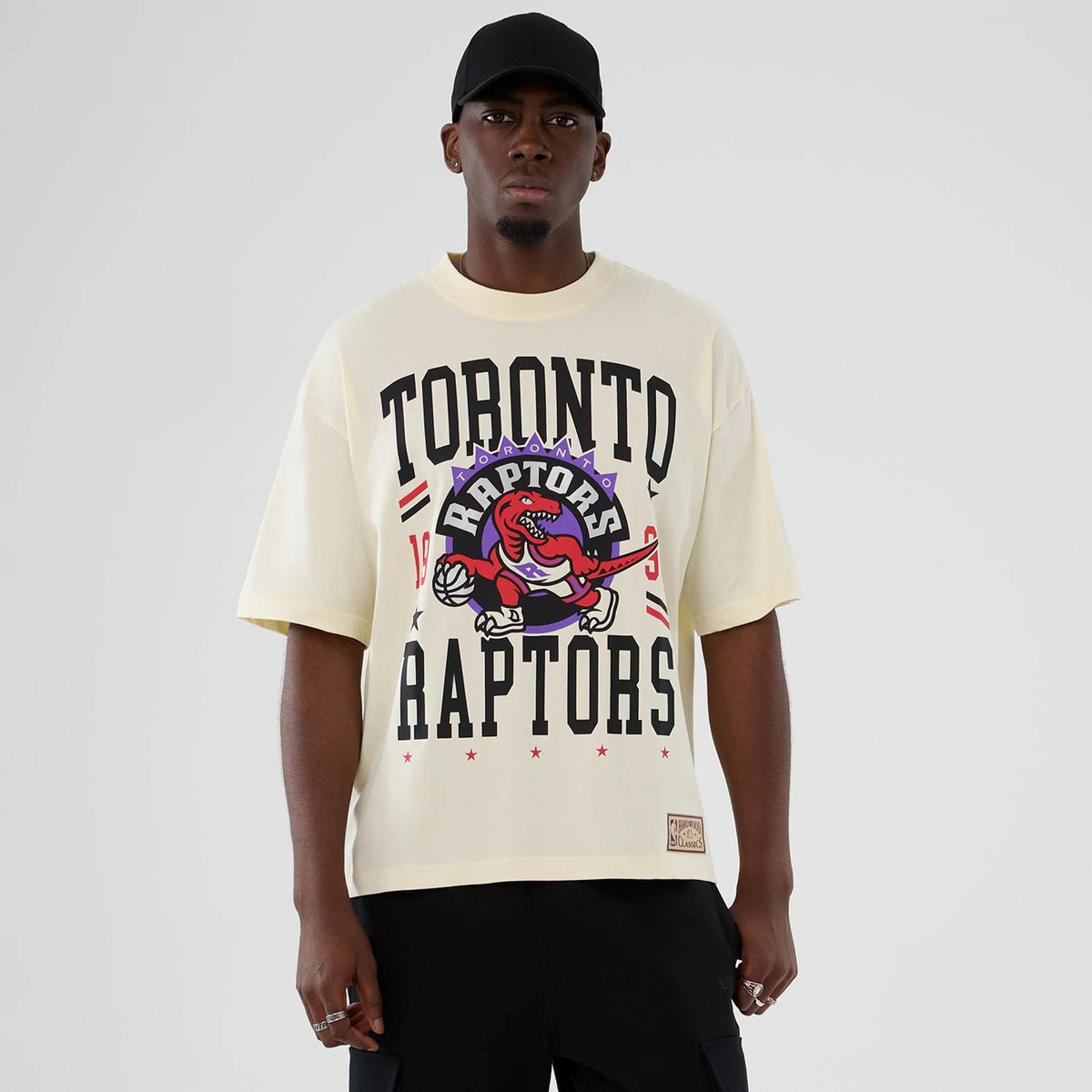 Toronto Raptors NBA Hardwood Classic Cream T-Shirt-klyvox