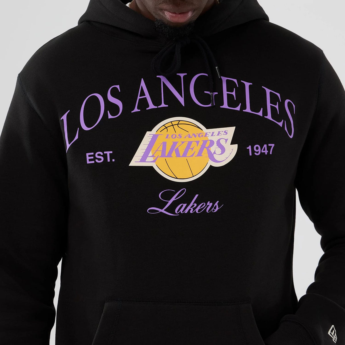 LA Lakers NBA Hardwood Classic Black Pullover Hoodie-klyvox