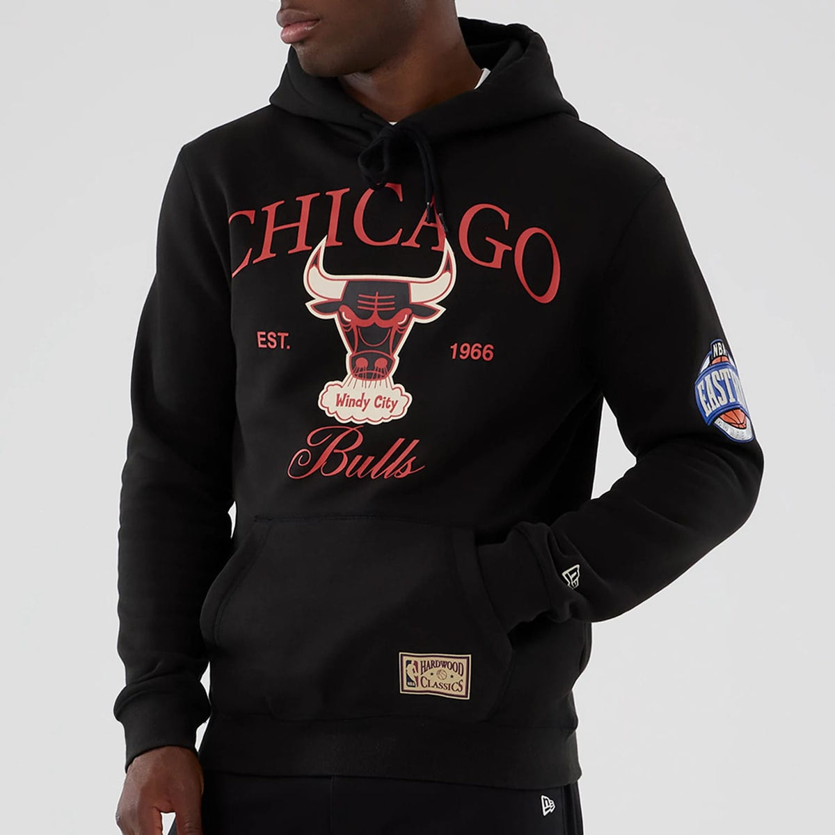Chicago Bulls NBA Hardwood Classic Black Pullover Hoodie-klyvox