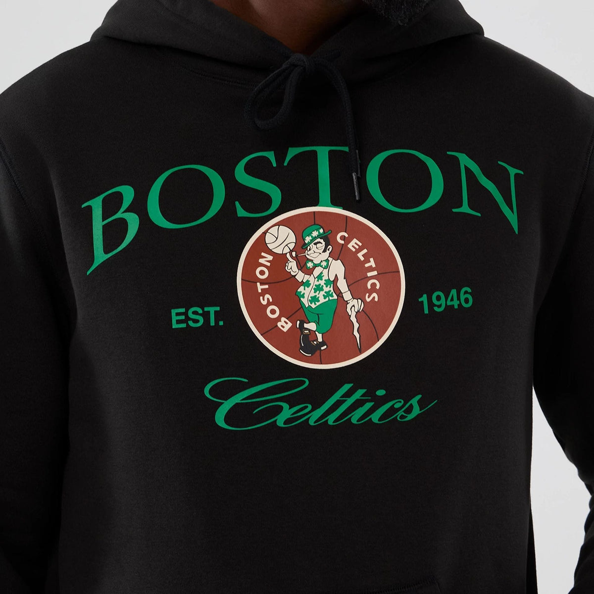 Boston Celtics NBA Hardwood Classic Black Pullover Hoodie-klyvox