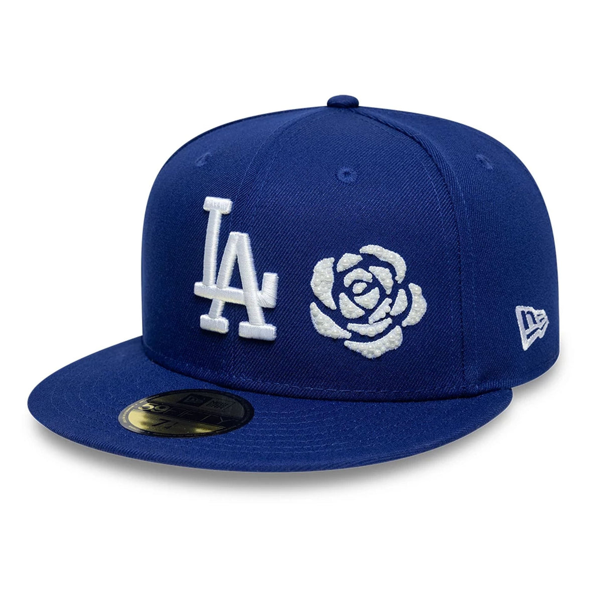 LA Dodgers MLB Faux Pearl Icon Dark Blue 59FIFTY Fitted Cap-klyvox