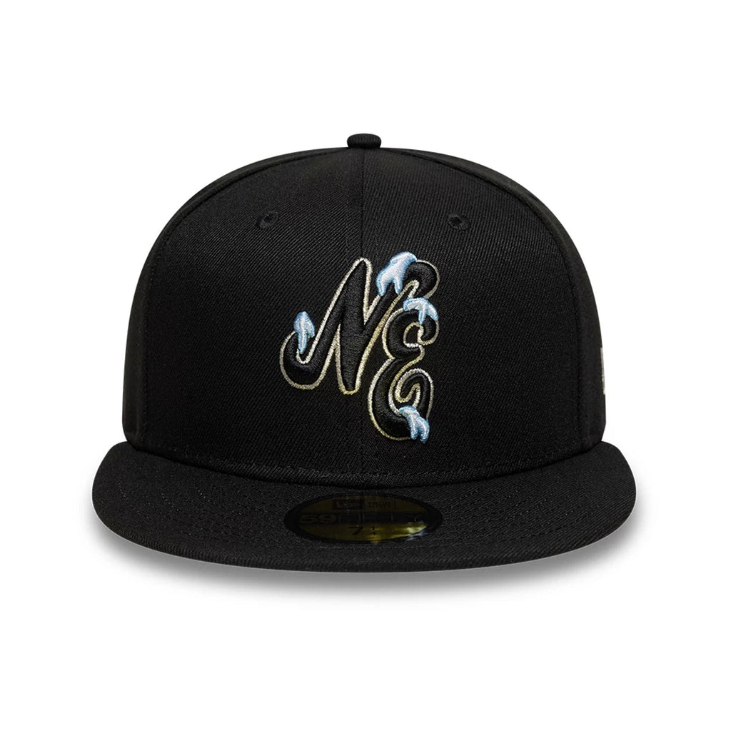 New Era Snow Icon Black 59FIFTY Fitted Cap-klyvox