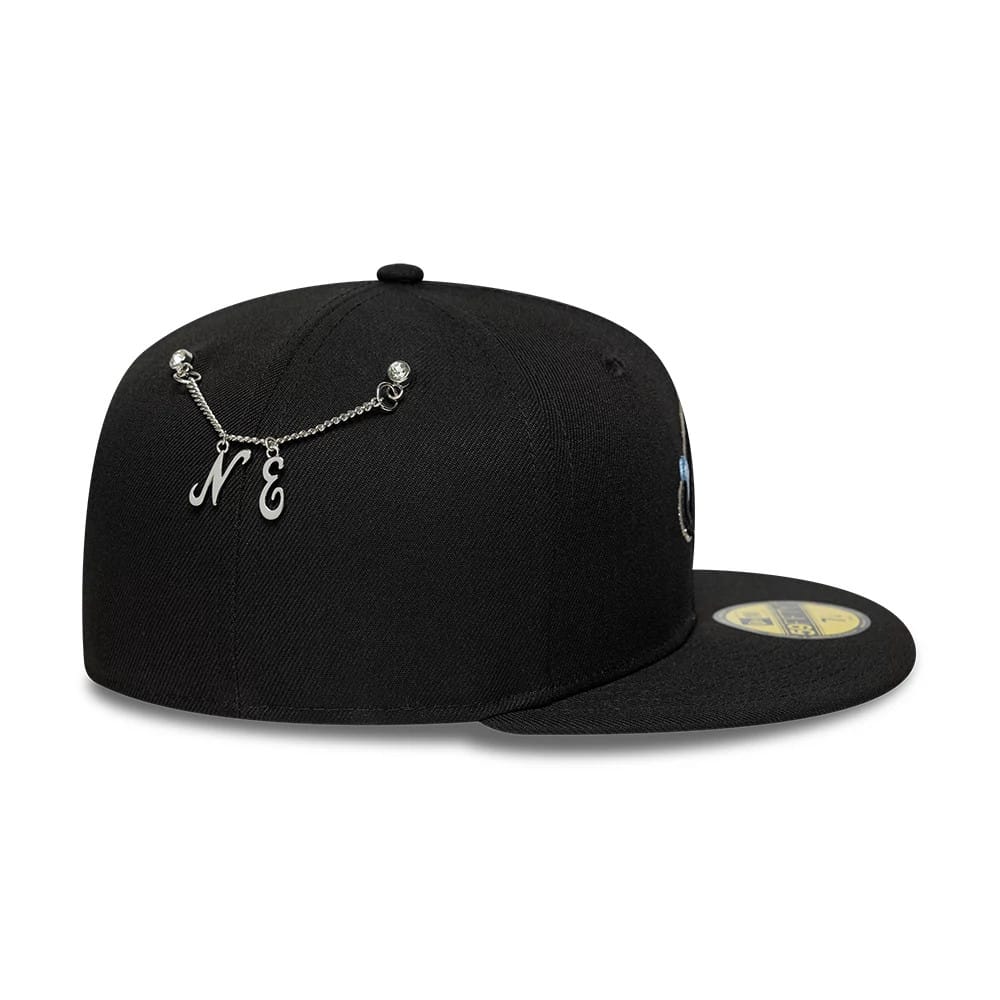 New Era Snow Icon Black 59FIFTY Fitted Cap-klyvox