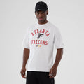 Atlanta Falcons NFL International Series Games 2025 White Oversized T-Shirt-klyvox