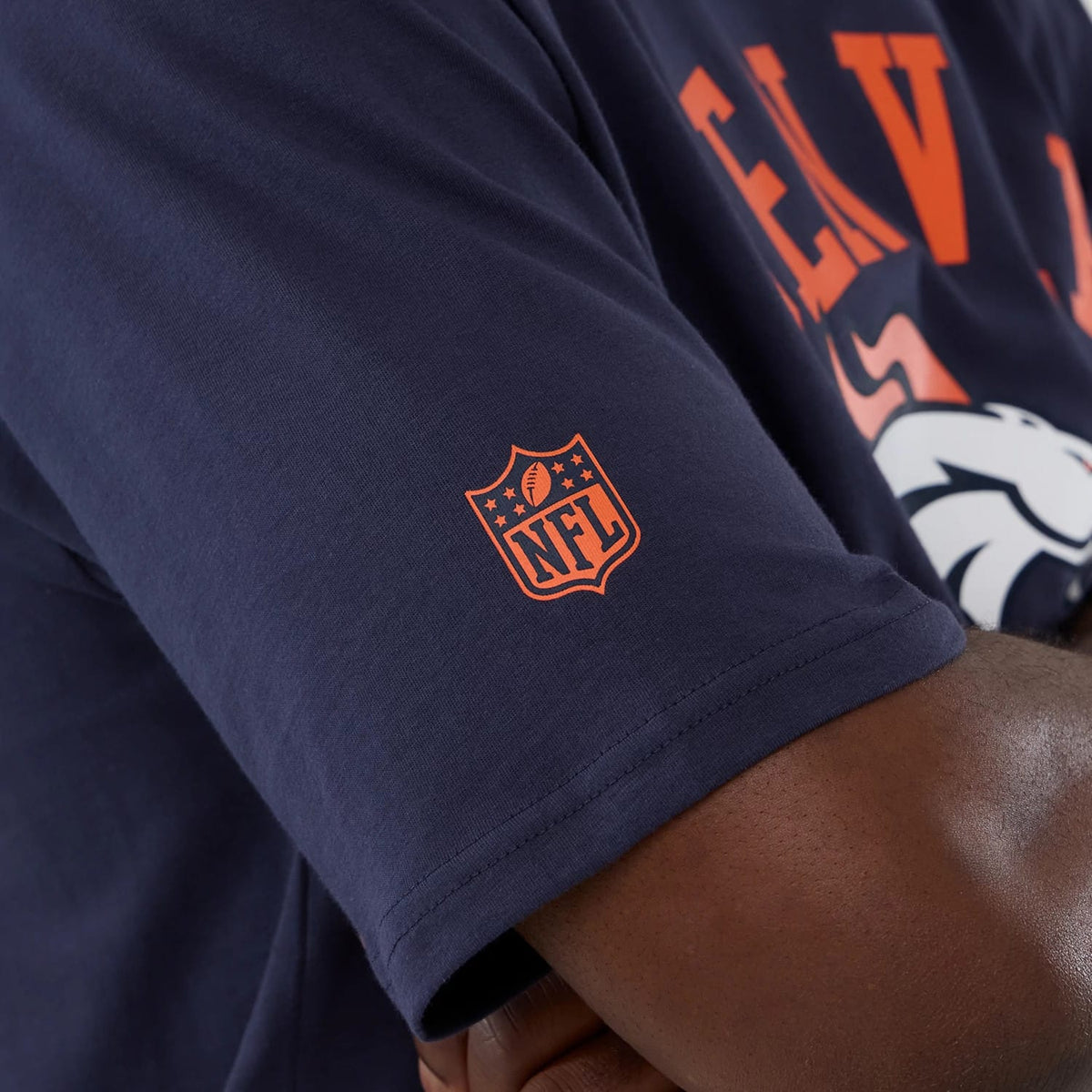 Denver Broncos NFL International Series Games 2025 Navy Oversized T-Shirt-klyvox