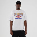 LA Rams NFL International Series Games 2025 White Oversized T-Shirt-klyvox