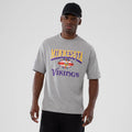 Minnesota Vikings NFL International Series Games 2025 Grey Oversized T-Shirt-klyvox