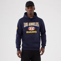 LA Rams NFL International Series Games 2025 Navy Pullover Hoodie-klyvox