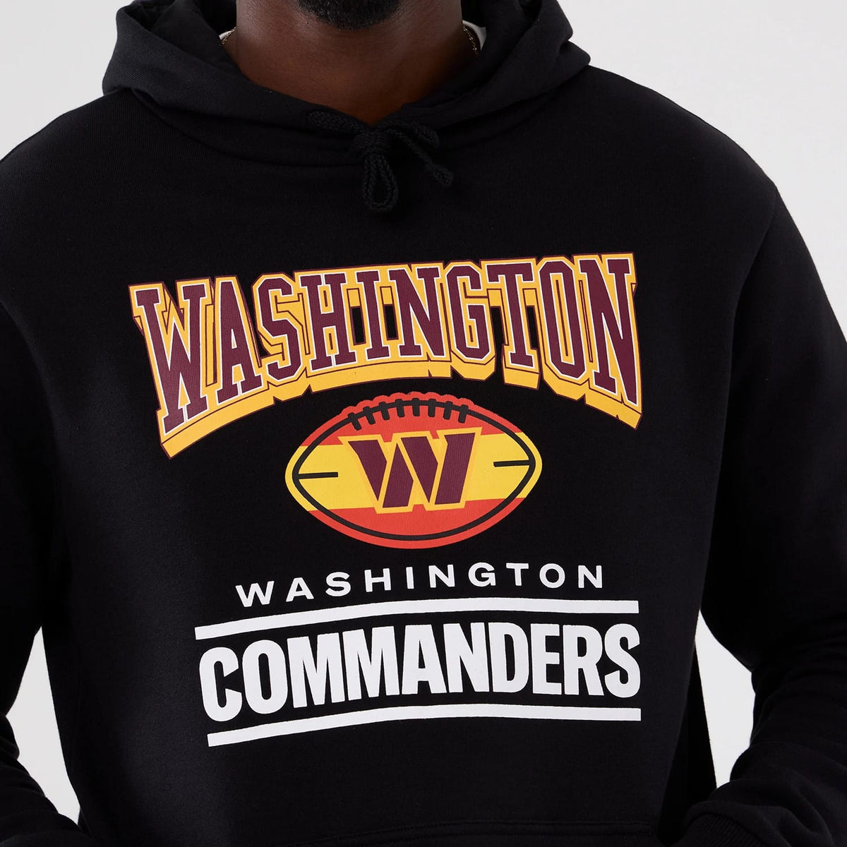 Washington Commanders NFL International Series Games 2025 Black Pullover Hoodie-klyvox