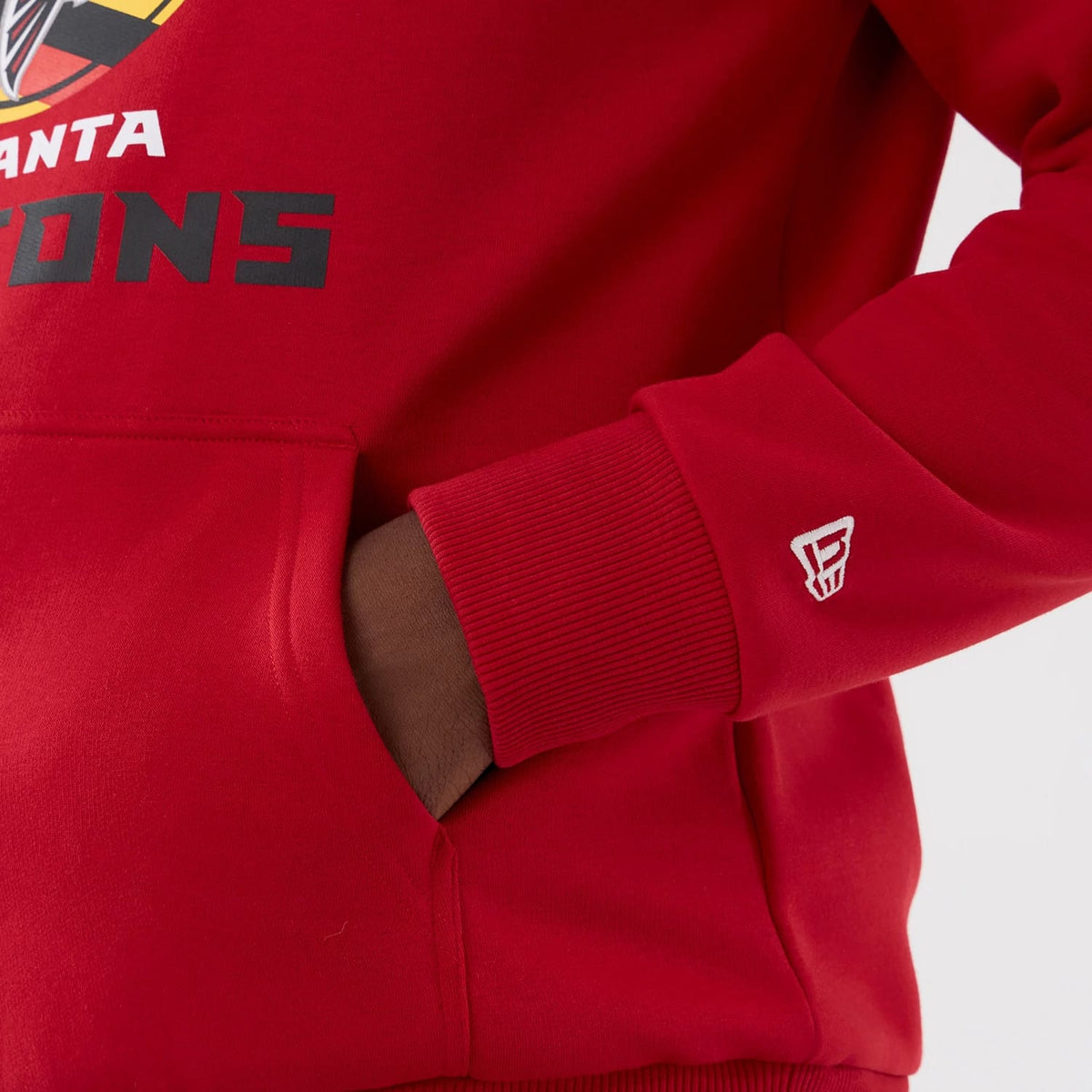Atlanta Falcons NFL International Series Games 2025 Red Pullover Hoodie-klyvox