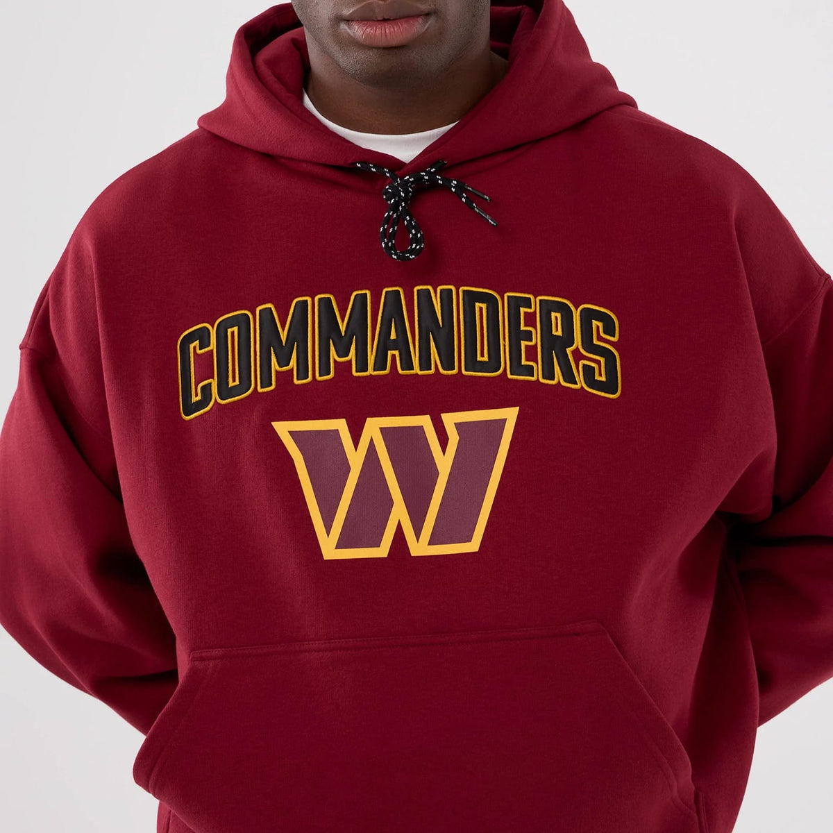 Washington Commanders NFL International Series Games 2025 Dark Red Premium Pullover Hoodie-klyvox