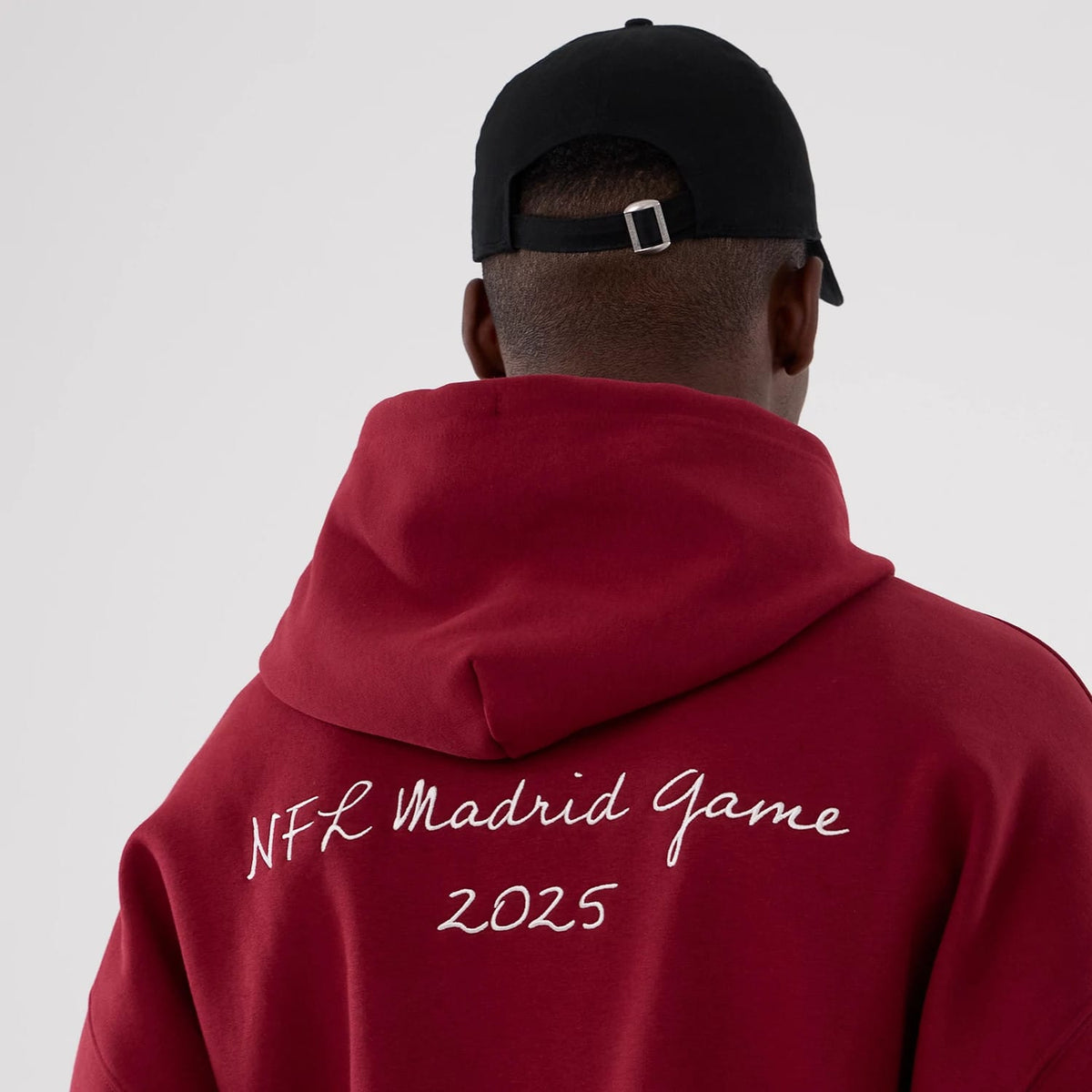 Washington Commanders NFL International Series Games 2025 Dark Red Premium Pullover Hoodie-klyvox