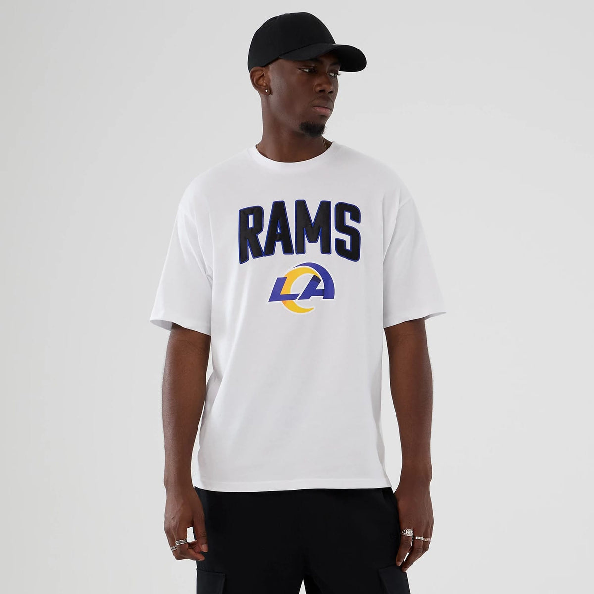 LA Rams NFL International Series Games 2025 White Premium T-Shirt-klyvox