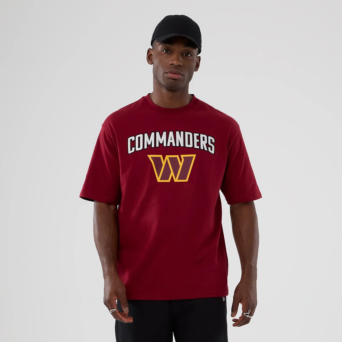 Washington Commanders NFL International Series Games 2025 Dark Red Premium T-Shirt-klyvox