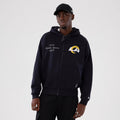 LA Rams NFL International Series Games 2025 Navy Premium Pullover Hoodie-klyvox