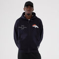 Denver Broncos NFL International Series Games 2025 Navy Premium Pullover Hoodie-klyvox