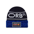 Red Bull Racing Youth Replica Max Verstappen Dark Blue Cuff Knit Beanie Hat-klyvox