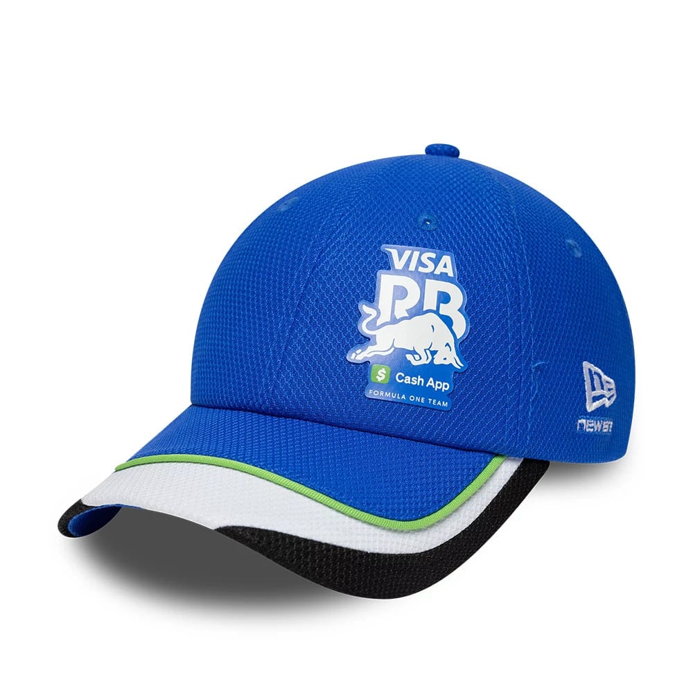 Womens Visa Cash App Racing Bulls Bright Blue Open Back Cap-klyvox