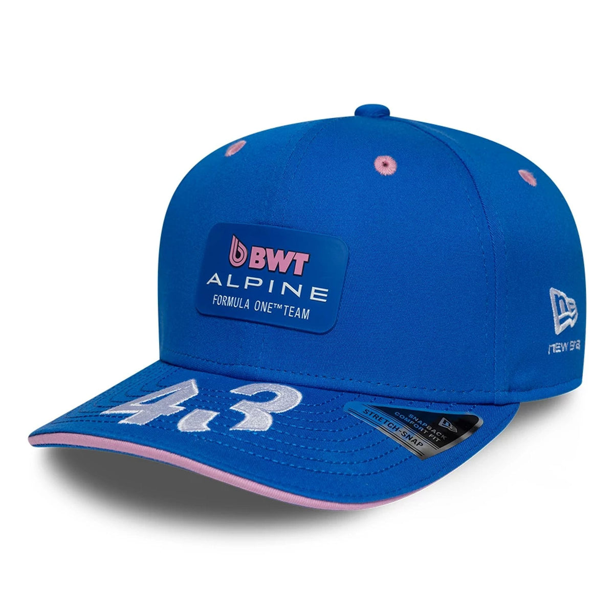 Alpine Racing Franco Colapinto Blue 9SEVENTY Stretch Snap Adjustable Cap-klyvox