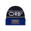 Red Bull Racing Team Dark Blue Cuff Knit Beanie Hat-klyvox