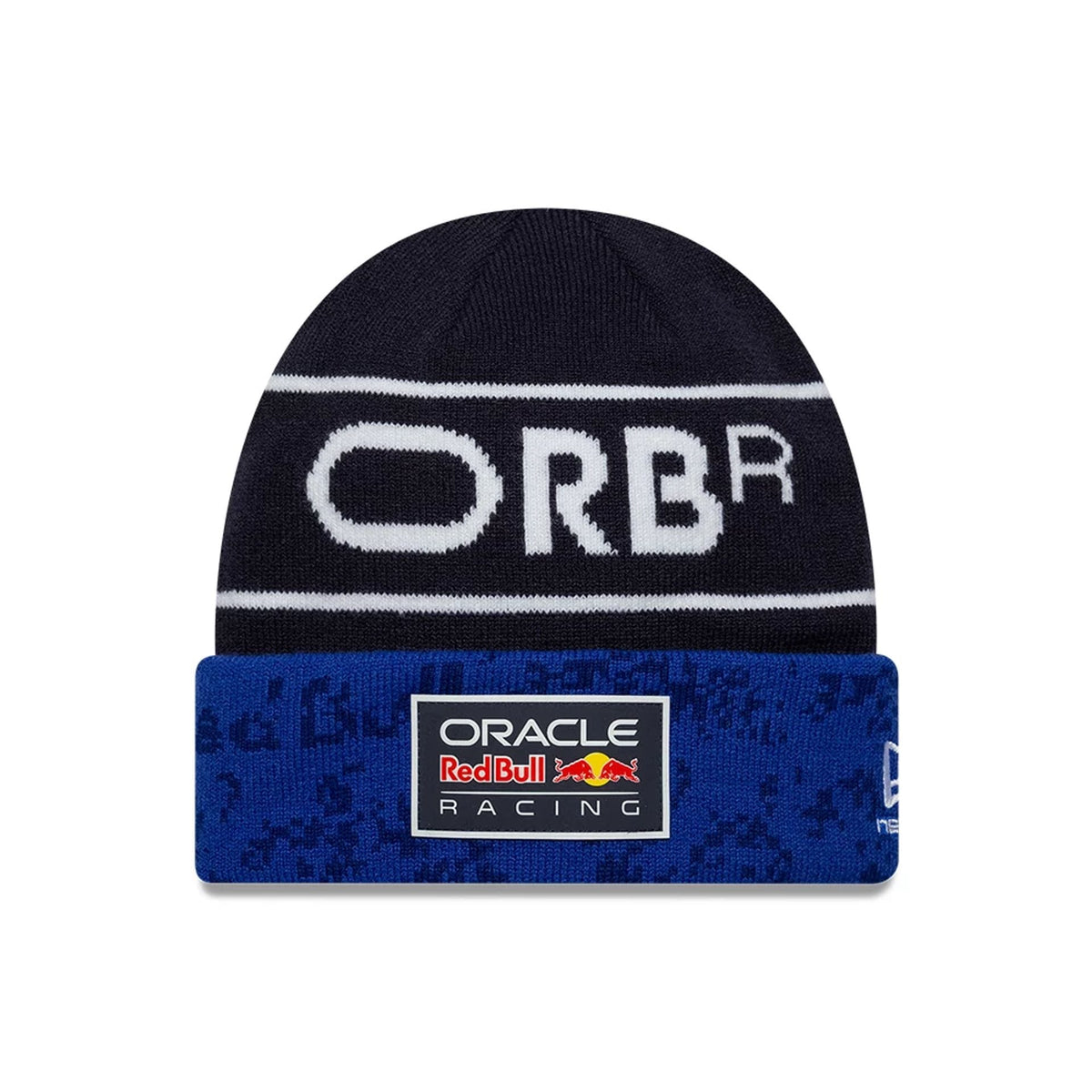 Red Bull Racing Team Dark Blue Cuff Knit Beanie Hat-klyvox