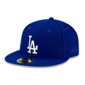 LA Dodgers FOG X MLB Dark Blue Retro Crown 59FIFTY Fitted Cap-klyvox