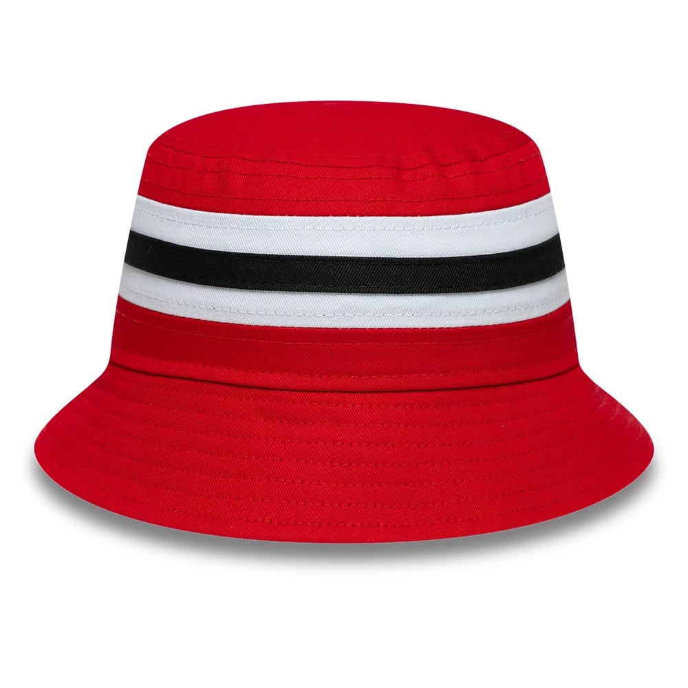 Manchester United FC Infant Stripe Red Bucket Hat-klyvox