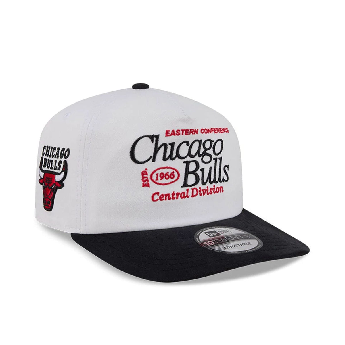 Chicago Bulls NBA Conference White 19TWENTY Adjustable Cap-klyvox