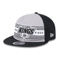 LA Kings NHL Team Stripes Black Retro Crown 9FIFTY Adjustable Cap-klyvox