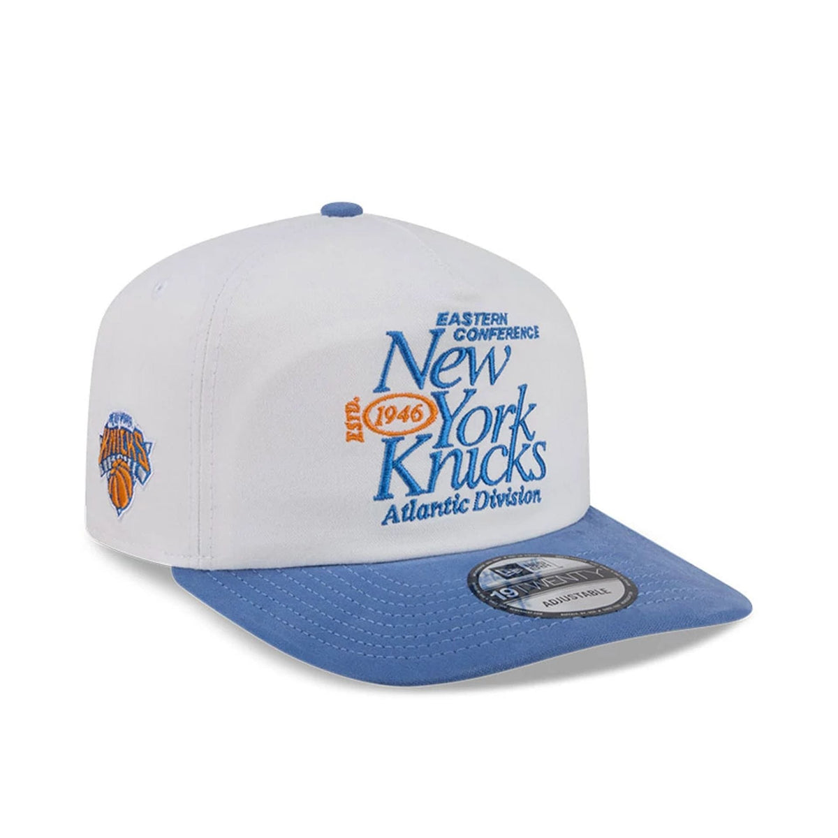 New York Knicks NBA Conference White 19TWENTY Adjustable Cap-klyvox