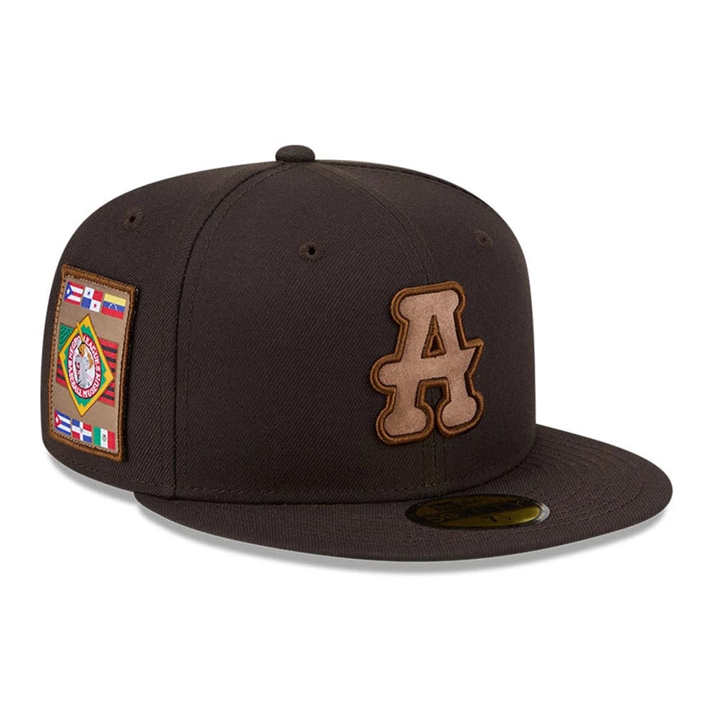 Atlanta Black Crackers MLB Negro League Dark Brown 59FIFTY Fitted Cap-klyvox