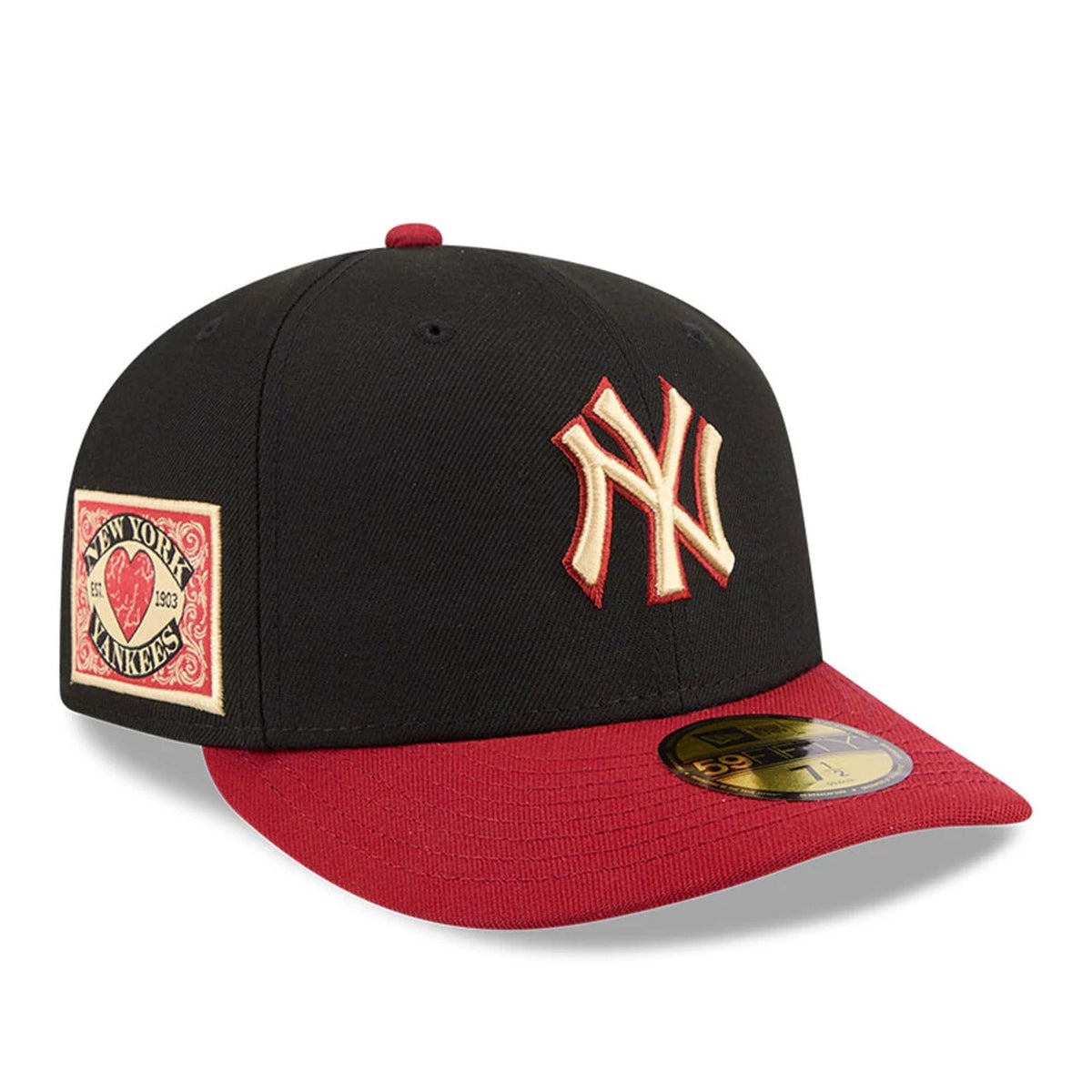 New York Yankees MLB Team Cards Black 59FIFTY Fitted Cap-klyvox