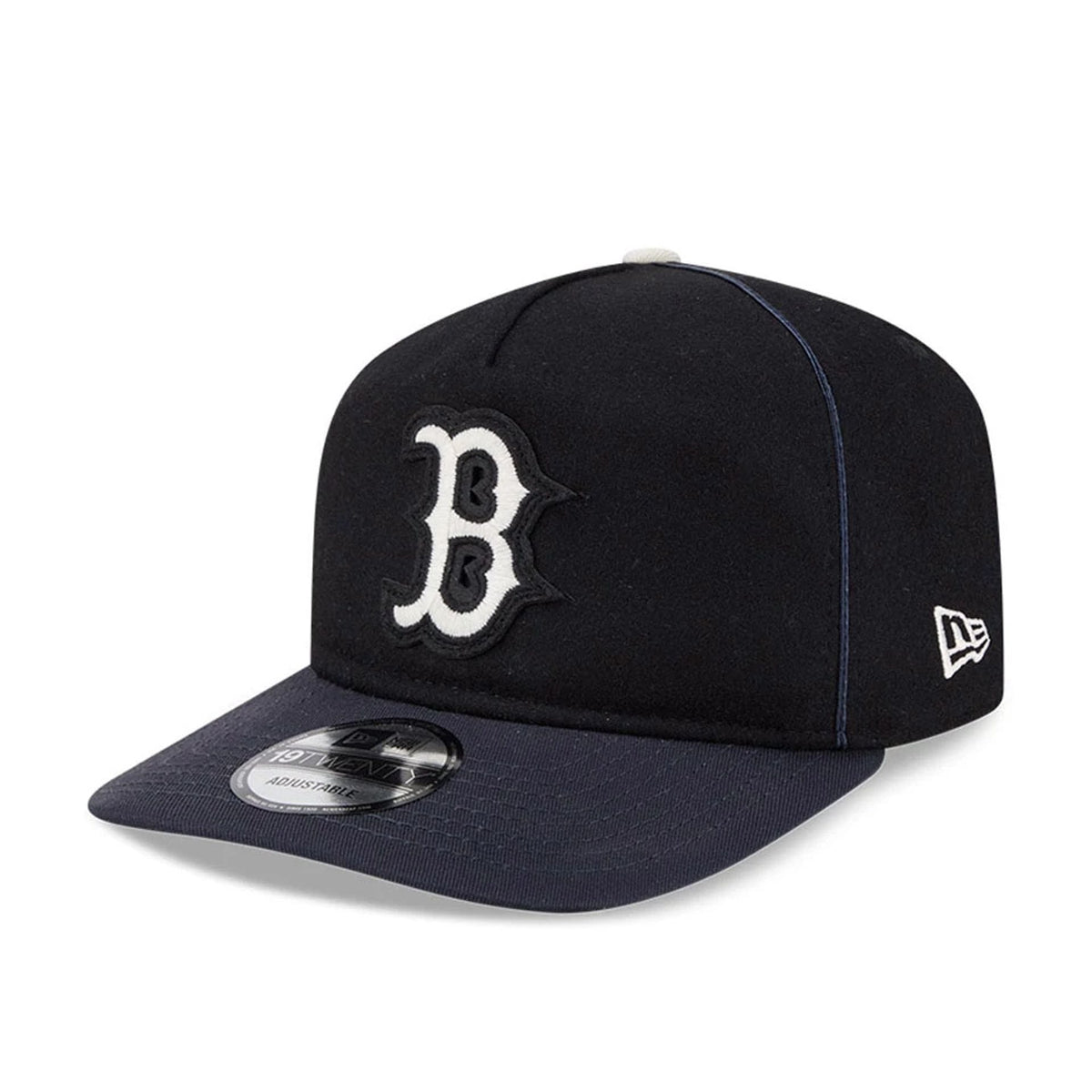 Boston Red Sox MLB Felt Logo Navy 19TWENTY Adjustable Cap-klyvox
