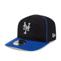New York Mets MLB Felt Logo Blue 19TWENTY Adjustable Cap-klyvox