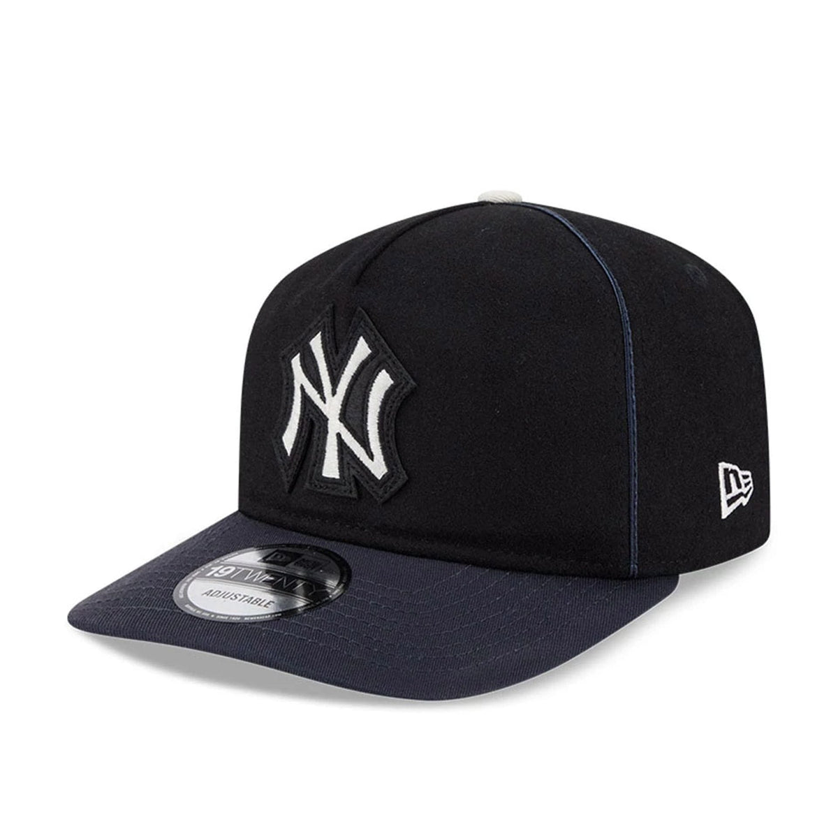 New York Yankees MLB Felt Logo Navy 19TWENTY Adjustable Cap-klyvox