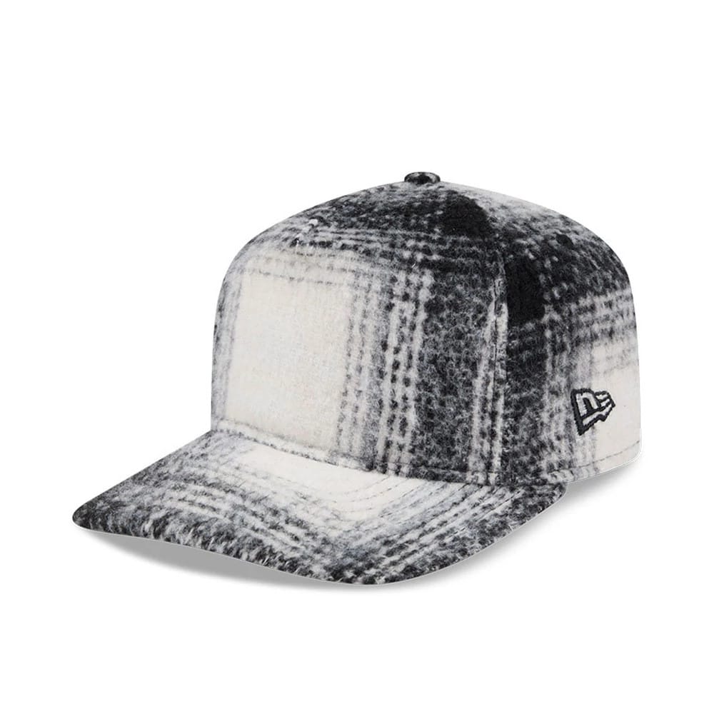 New Era White & Black Plaid 19TWENTY Adjustable Cap-klyvox