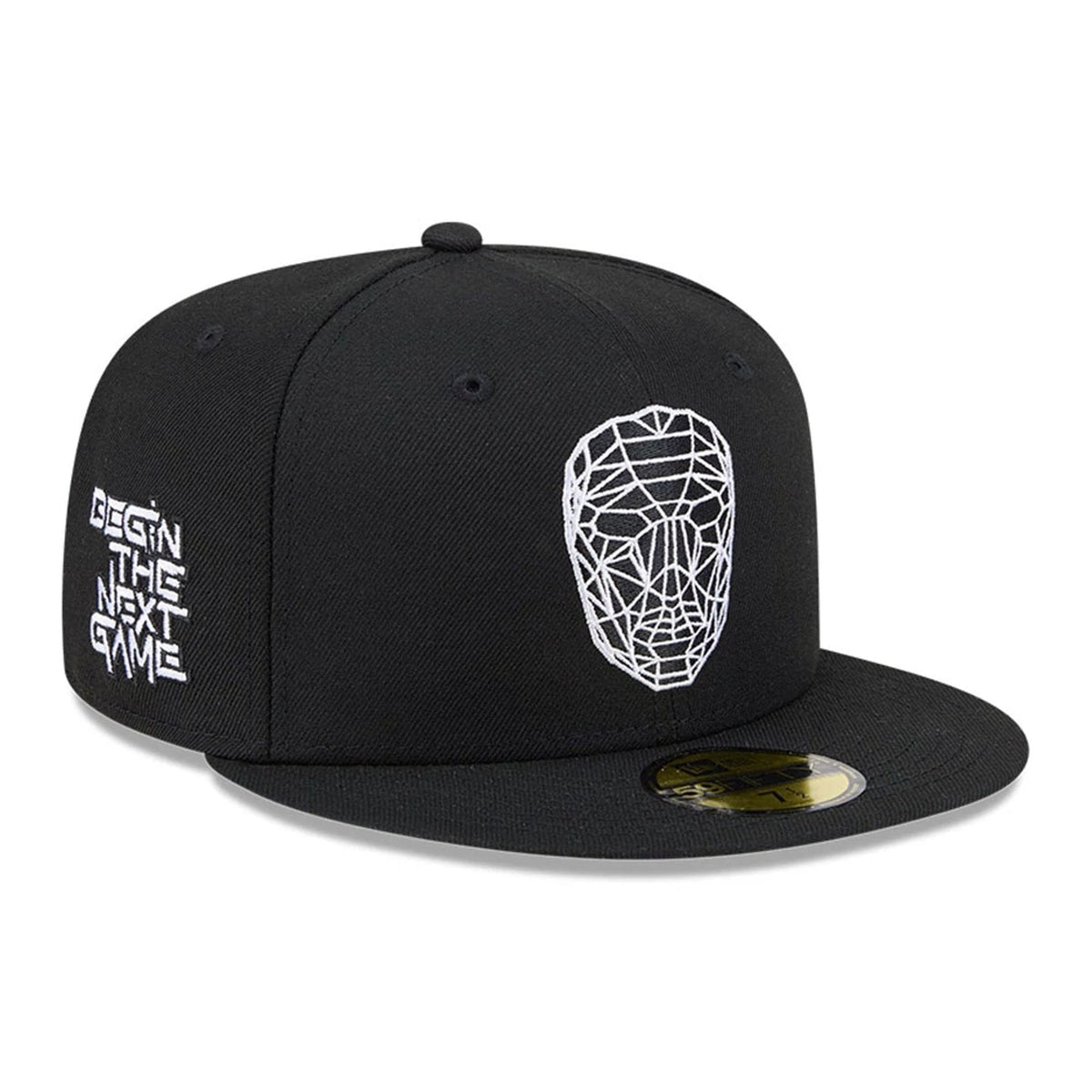 Netflix Squid Game Mask Black 59FIFTY Fitted Cap-klyvox