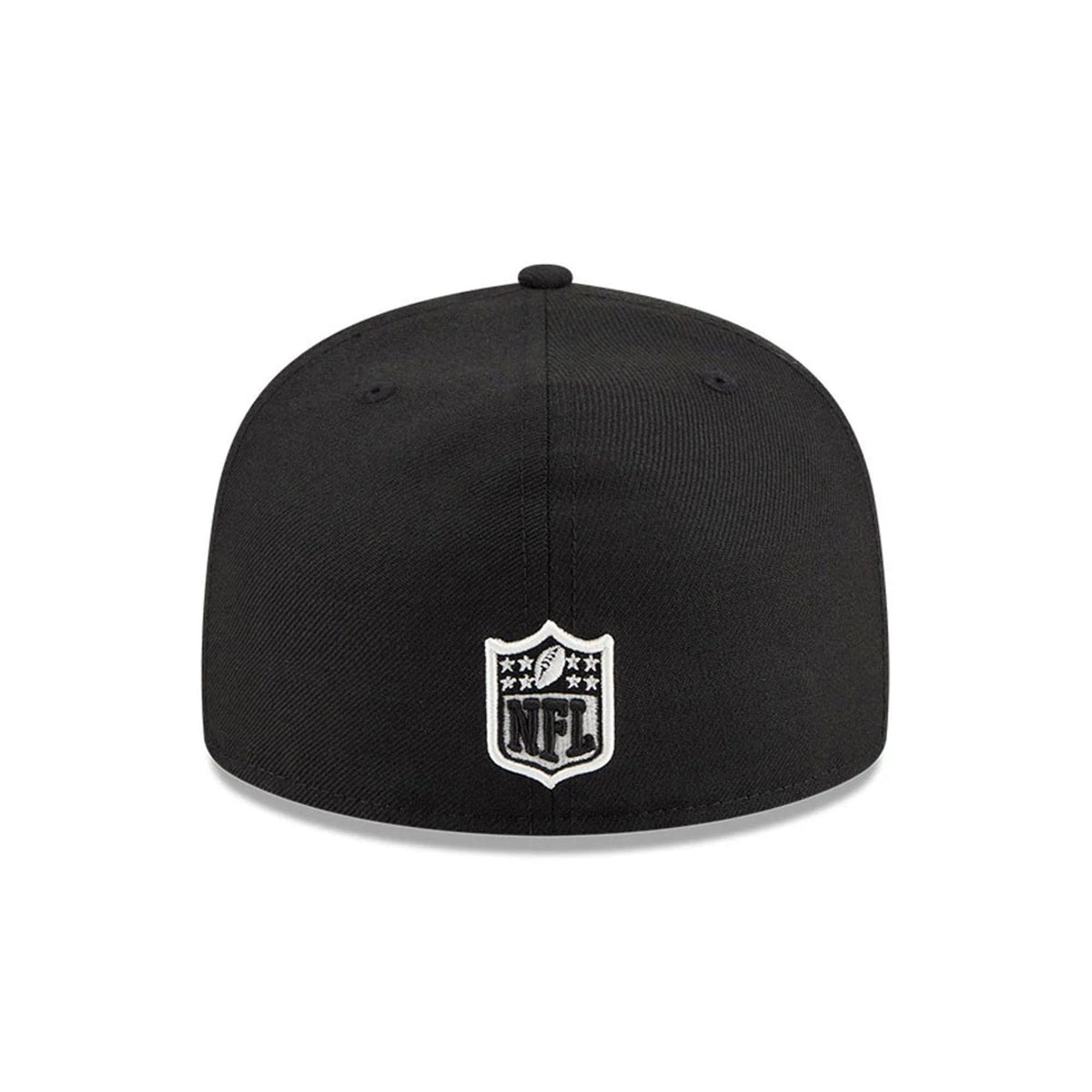 Green Bay Packers NFL Chiseled Embroidery Black 59FIFTY A-Frame Fitted Cap-klyvox