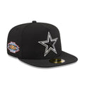 Dallas Cowboys NFL Chiseled Embroidery Black 59FIFTY A-Frame Fitted Cap-klyvox