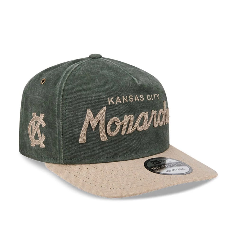 Kansas City Monarchs MLB Negro League Dark Green 19TWENTY Adjustable Cap-klyvox