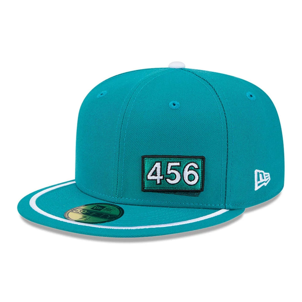 Netflix Squid Game 456 Patch Green 59FIFTY Fitted Cap-klyvox