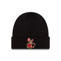 Tom & Jerry Key To My Heart Black Cuff Knit Beanie Hat-klyvox