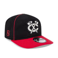 Chicago Blackhawks NHL Felt Logo Black 19TWENTY Adjustable Cap-klyvox