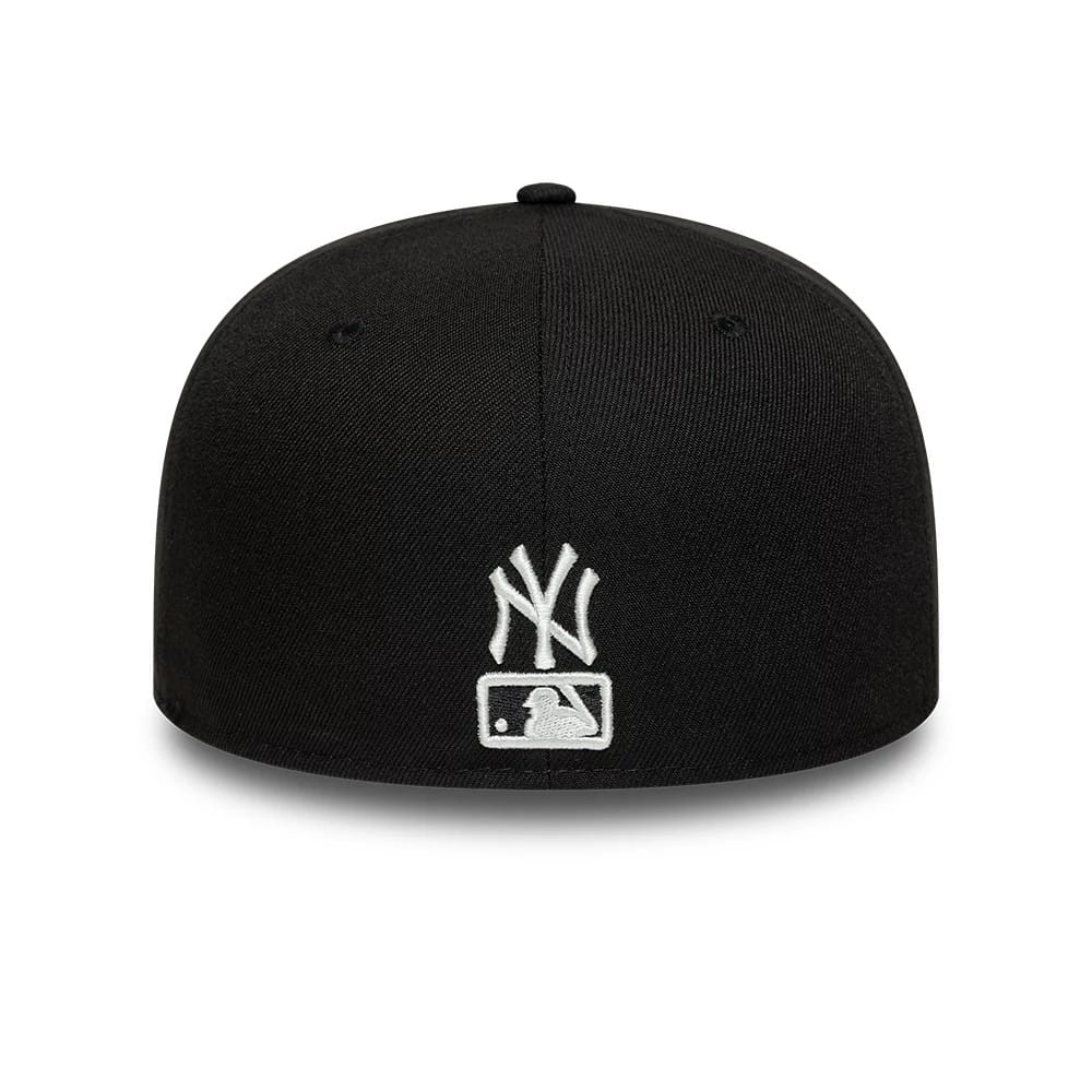 New York Yankees MLB Faux Pearl Black 59FIFTY Fitted Cap-klyvox