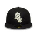 Chicago White Sox MLB Faux Pearl Black 59FIFTY Fitted Cap-klyvox