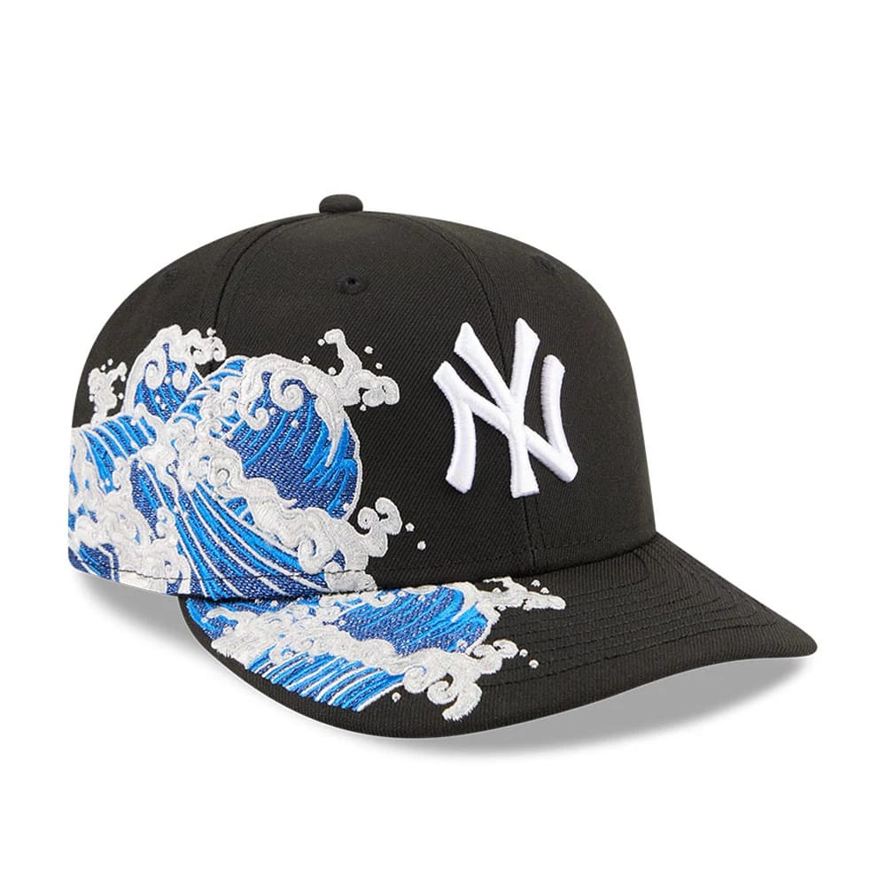 New York Yankees MLB Vissurf Black 59FIFTY Fitted Cap-klyvox
