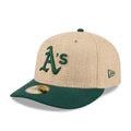 Athletics MLB Twine Beige 59FIFTY Fitted Cap-klyvox