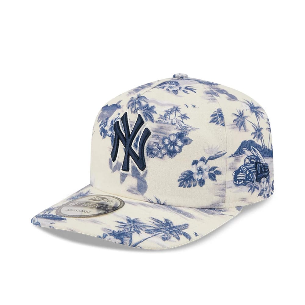 New York Yankees MLB Tropics Navy 19TWENTY Adjustable Cap-klyvox