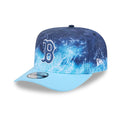 Red Sox MLB Deep Water Pastel Blue 9FIFTY A-Frame Snapback Adjustable Cap-klyvox